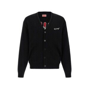 Kenzo Button-Up Black Cardigan Sweater - NWT